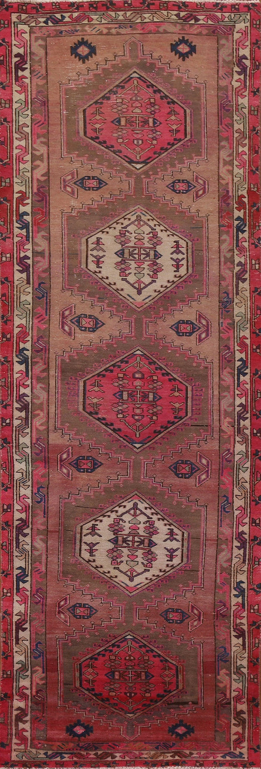 Geometric Ardebil Persian Runner Rug 3x11