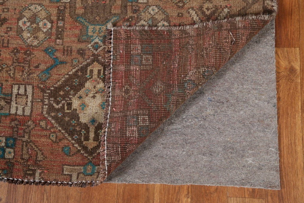 Geometric Hamedan Persian Runner Rug 3x7