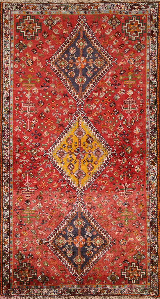 Vegetable Dye Abadeh Persian Rug 3x6