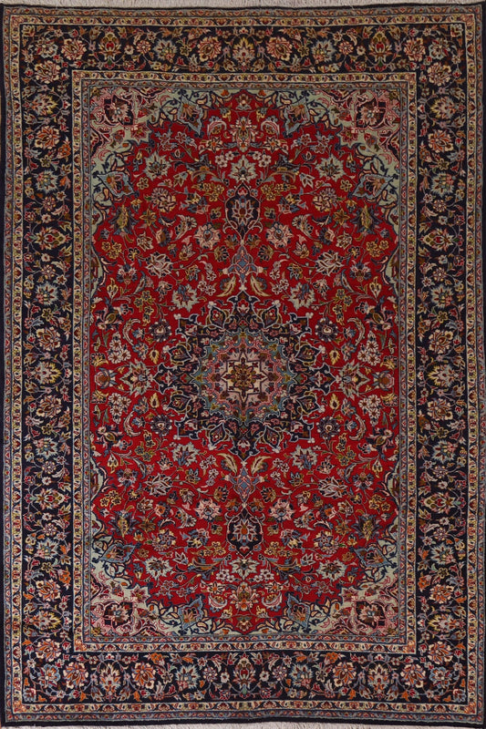 Traditional Isfahan Persian Area Rug 8x11