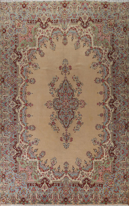 Vintage Kerman Persian Area Rug 10x14