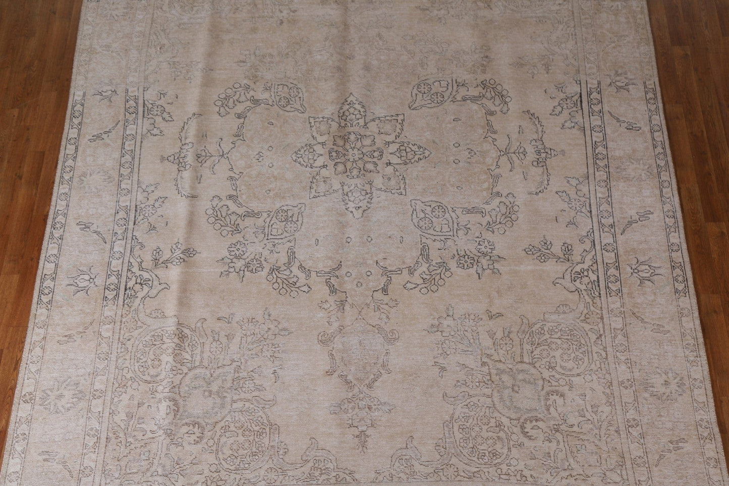 Distressed Tabriz Persian Area Rug 10x13