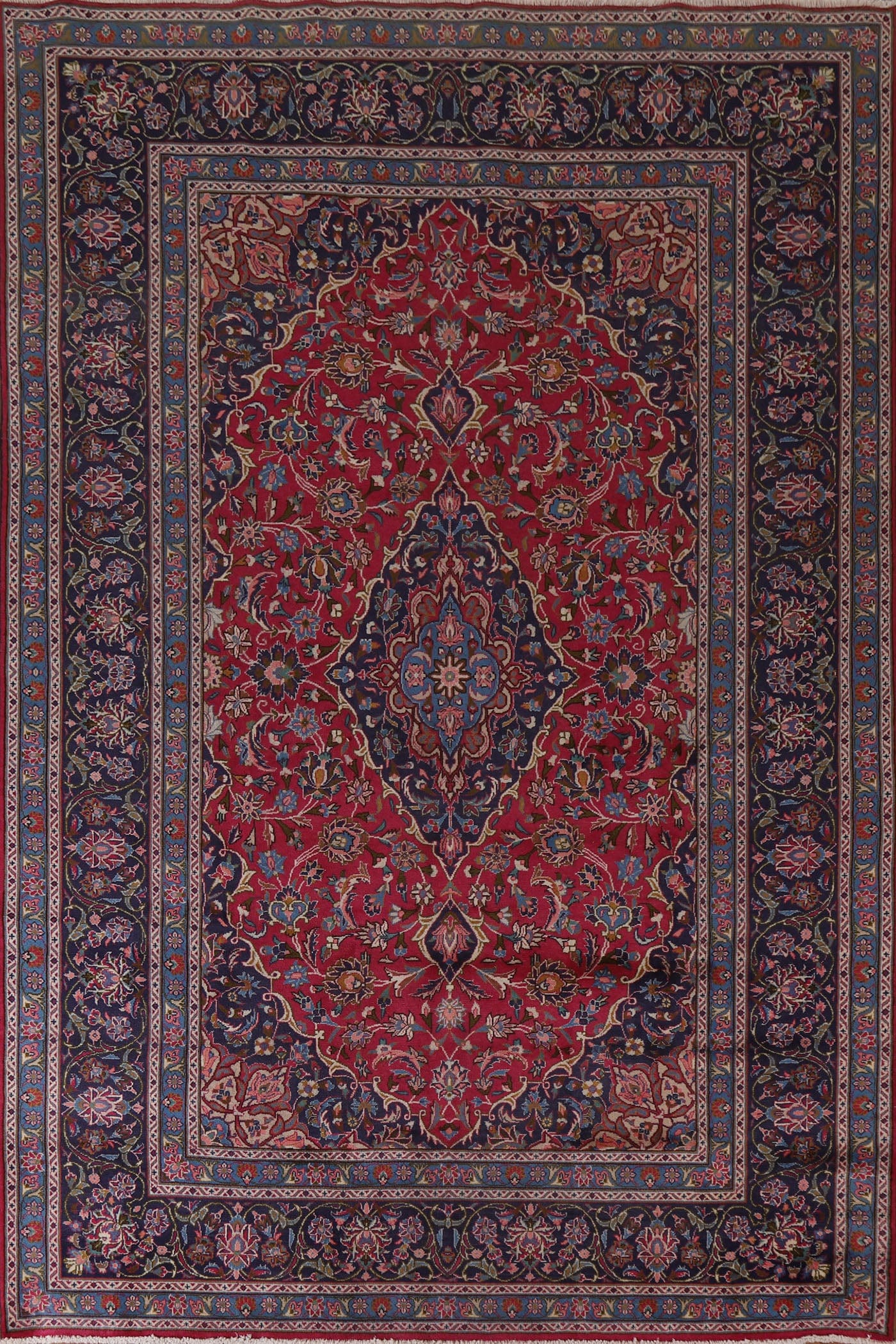 Traditional Kashmar Persian Area Rug 8x11