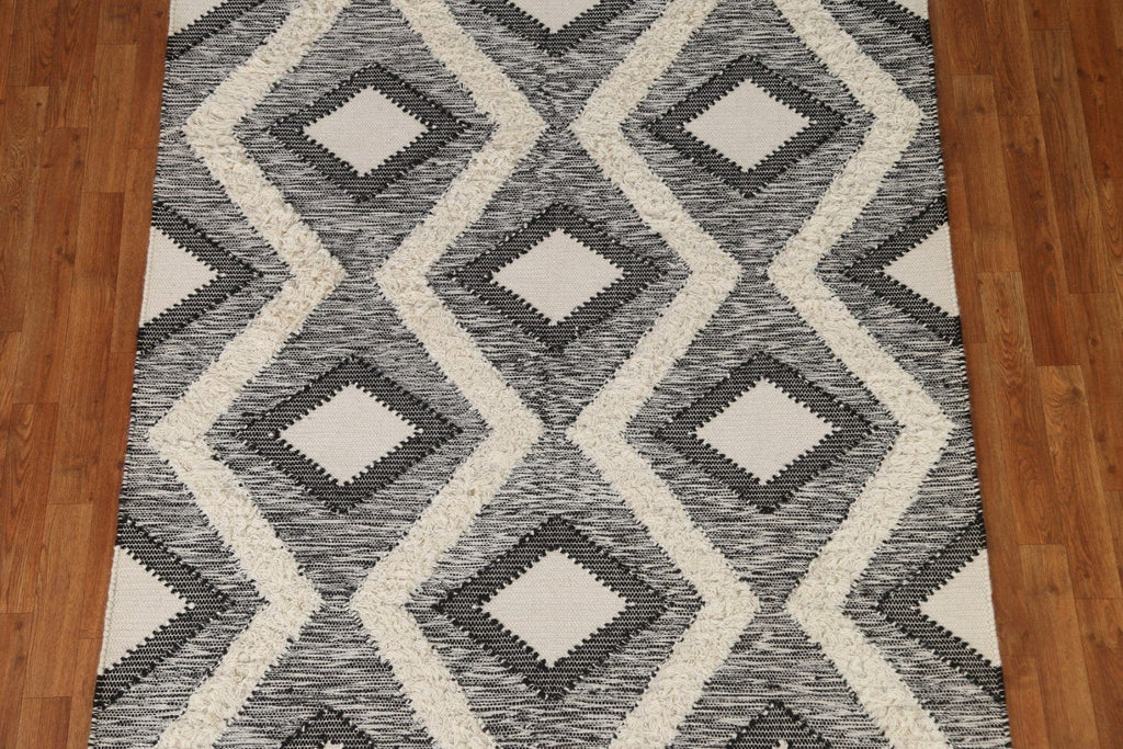 Geometric Kilim Moroccan Area Rug 5x8