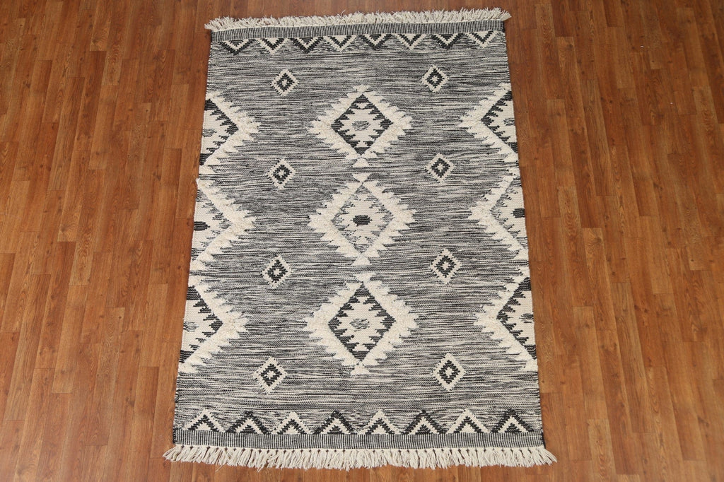 Tribal Kilim Moroccan Area Rug 5x7