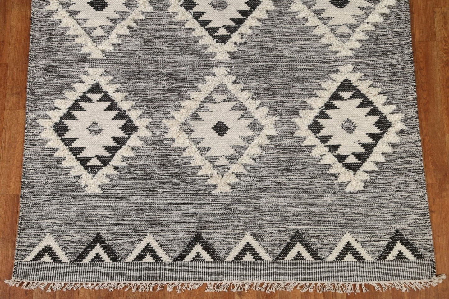 Geometric Kilim Moroccan Area Rug 5x8