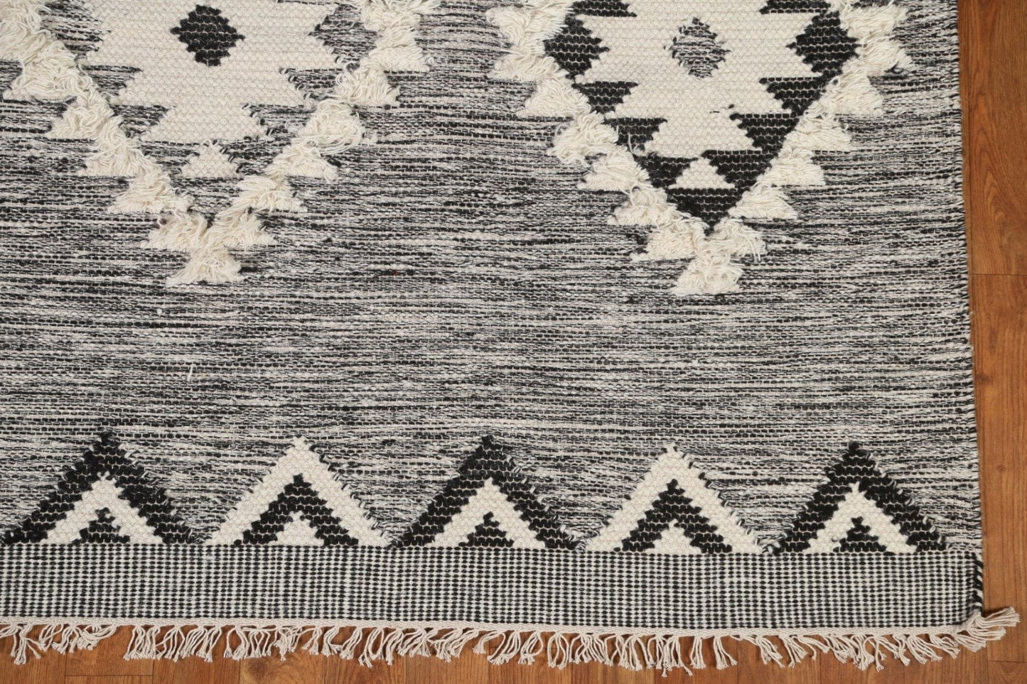 Geometric Kilim Moroccan Area Rug 5x8