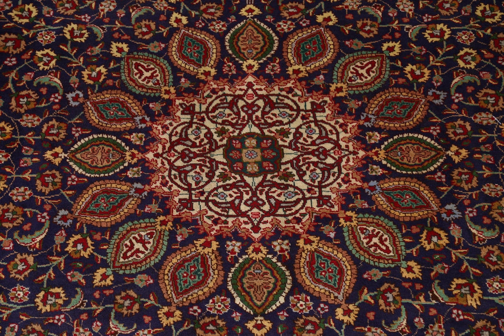 Vintage Floral Tabriz Persian Area Rug 8x11