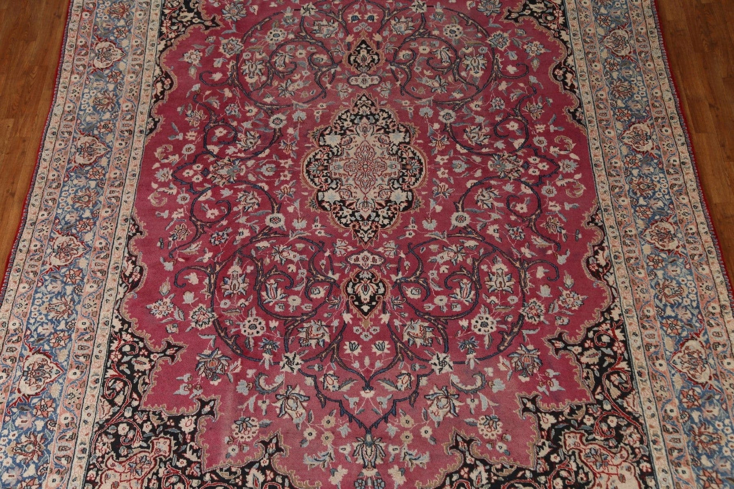 Antique Vegetable Dye Kashmar Persian Rug 9x12