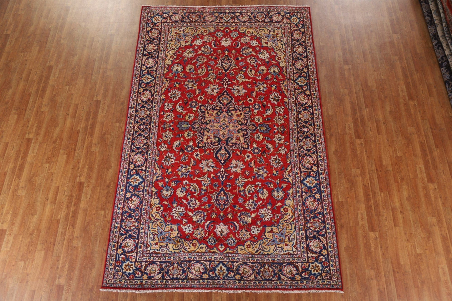 Vintage Najafabad Persian Area Rug 7x11