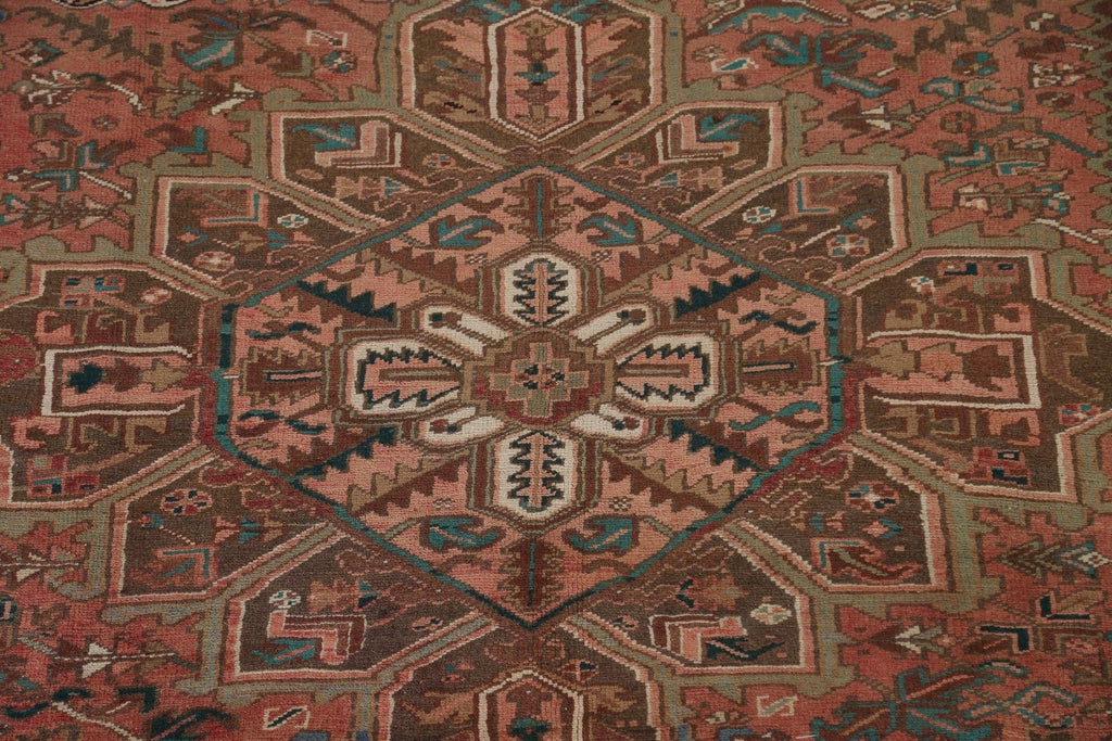 Geometric Heriz Persian Area Rug 8x11