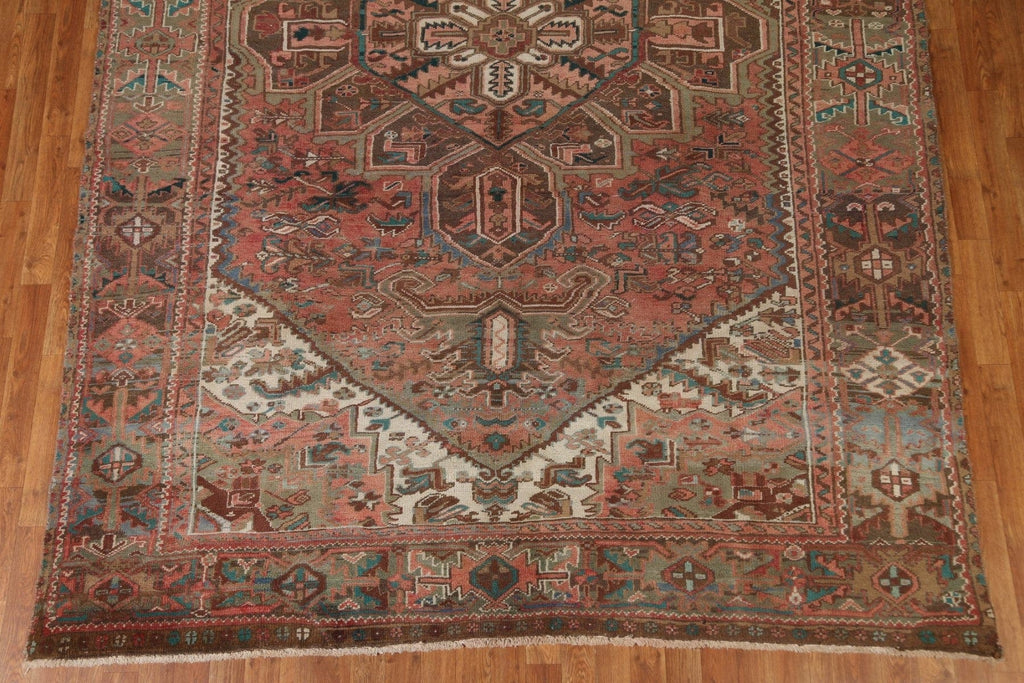 Geometric Heriz Persian Area Rug 8x11