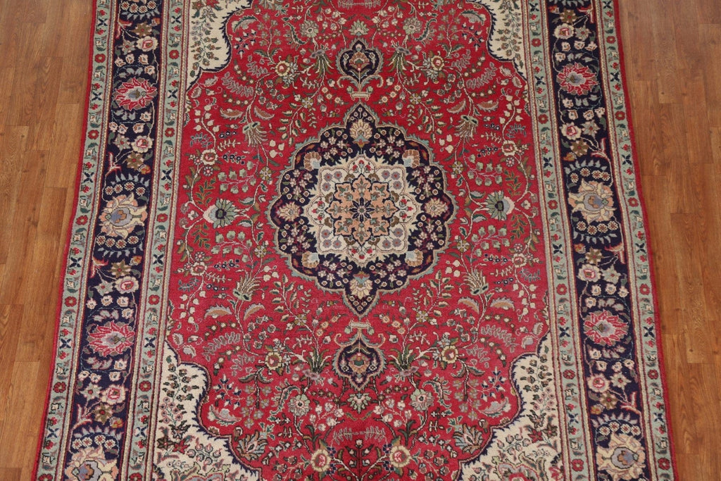 Floral Tabriz Persian Area Rug 7x10