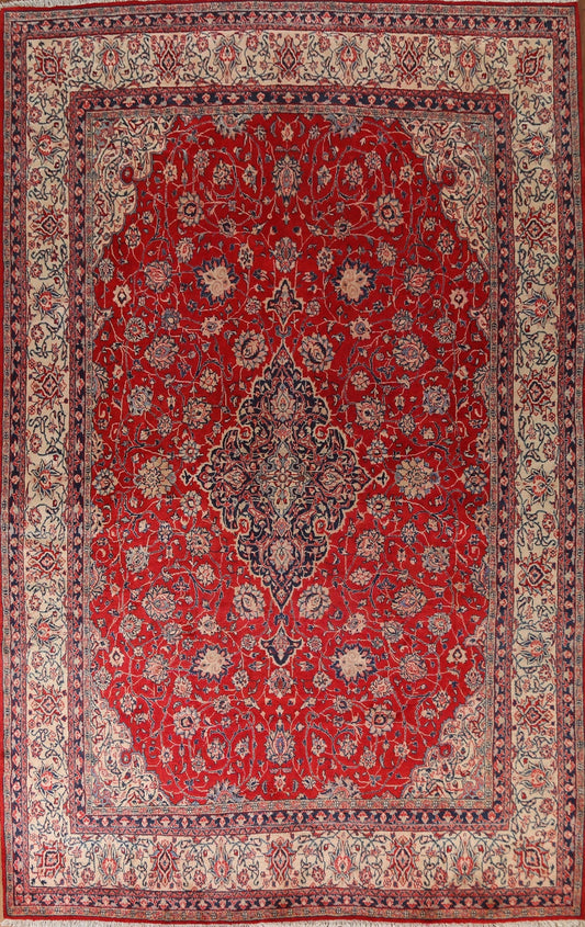 Floral Red Mahal Persian Area Rug 9x12