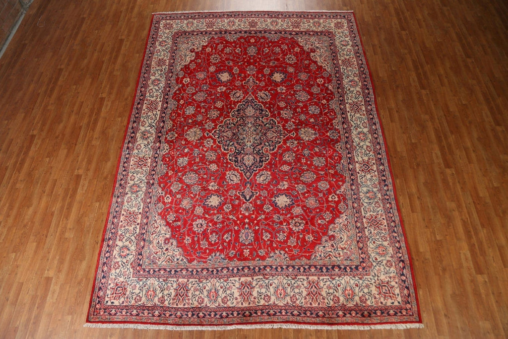 Floral Red Mahal Persian Area Rug 9x12