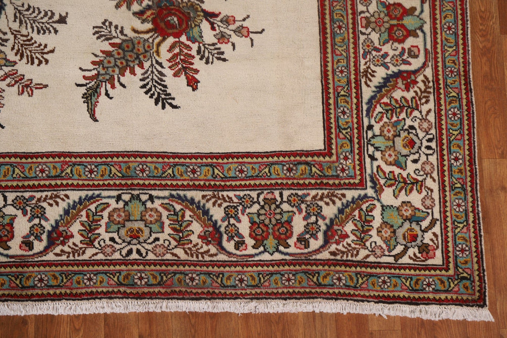 Vintage Wool Tabriz Persian Area Rug 8x11