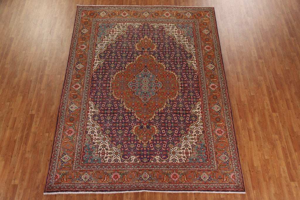 Vintage Tabriz Persian Area Rug 8x11