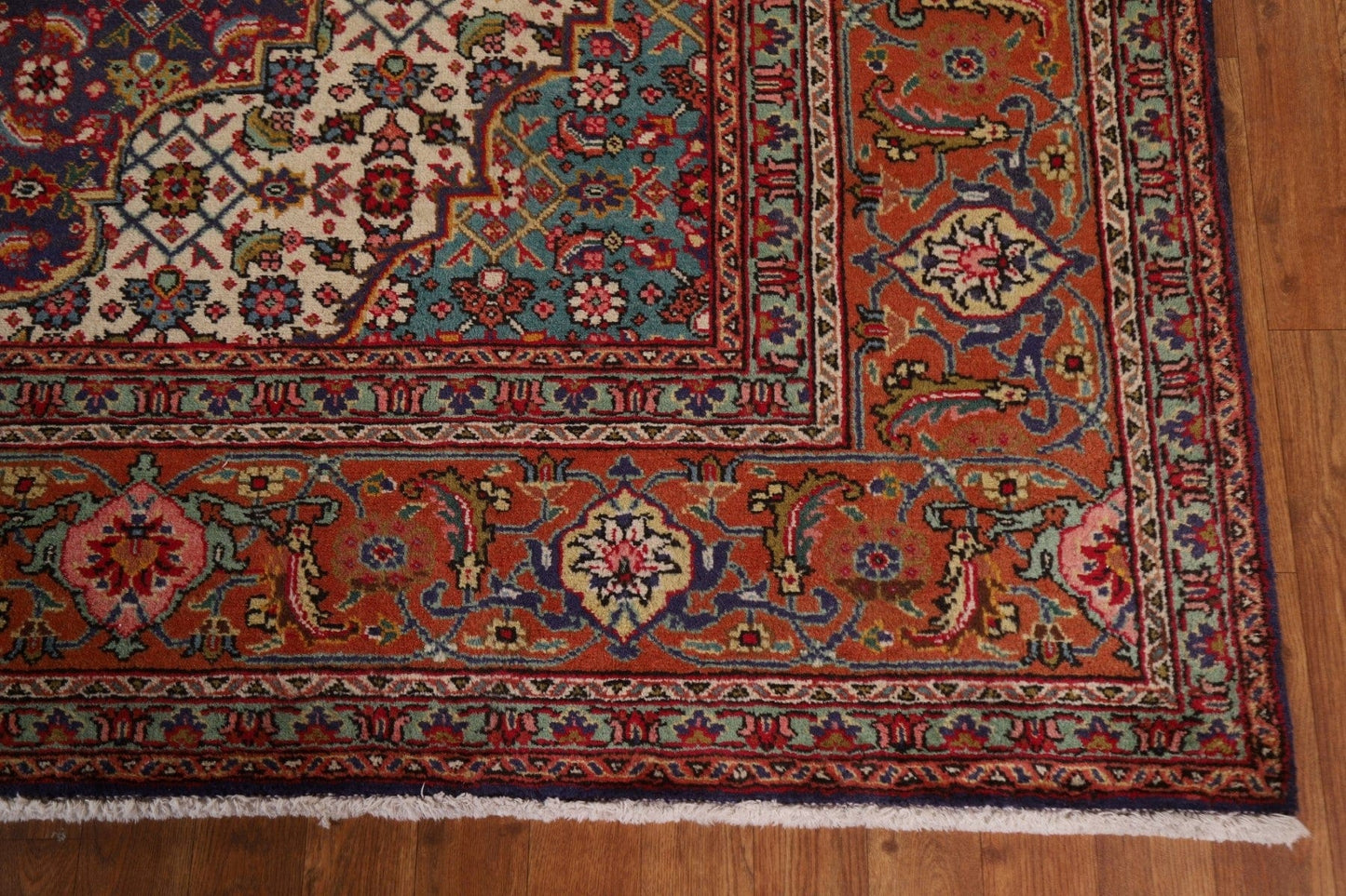 Vintage Tabriz Persian Area Rug 8x11