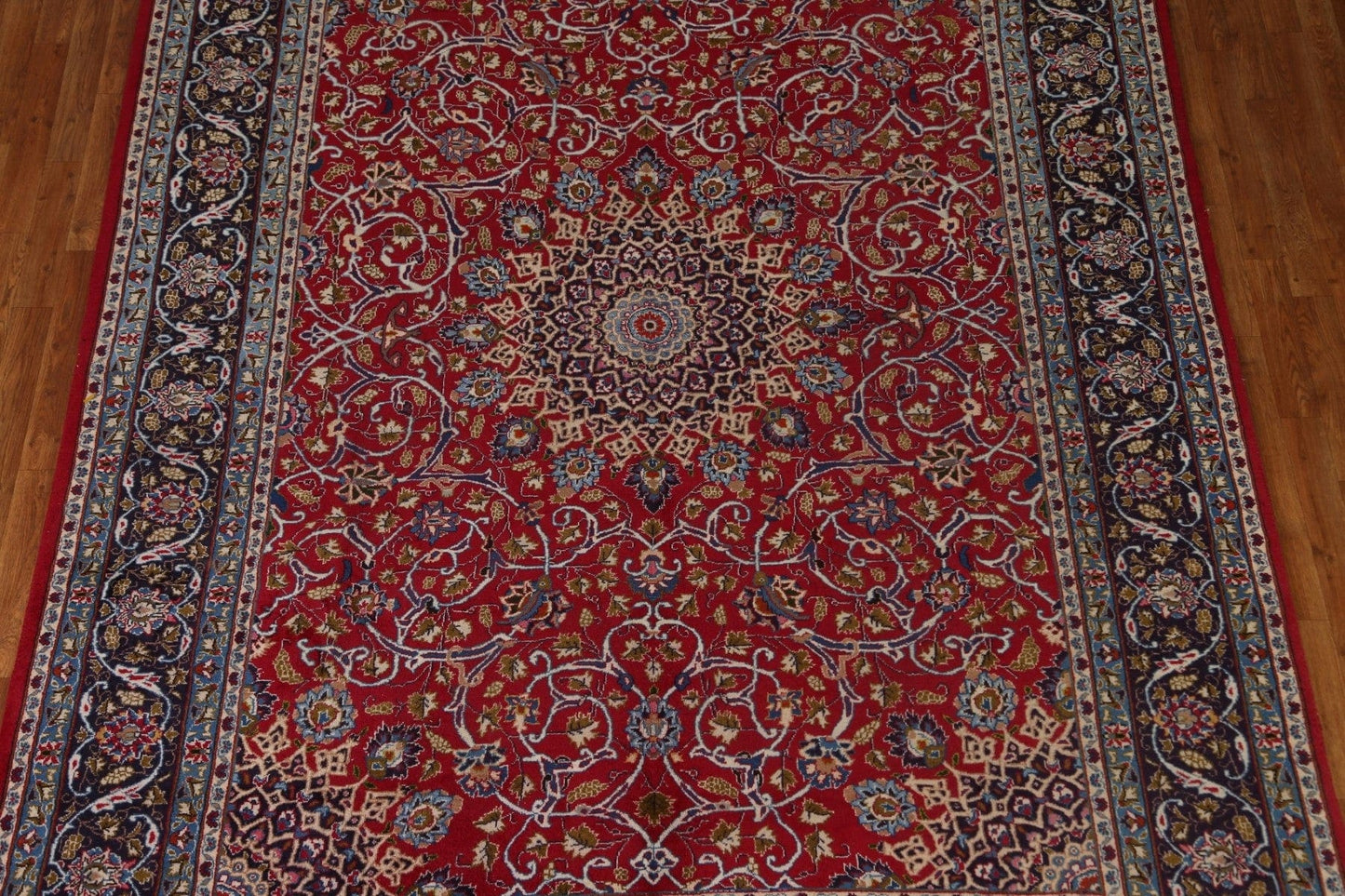 Vintage Floral Najafabad Persian Area Rug 8x11