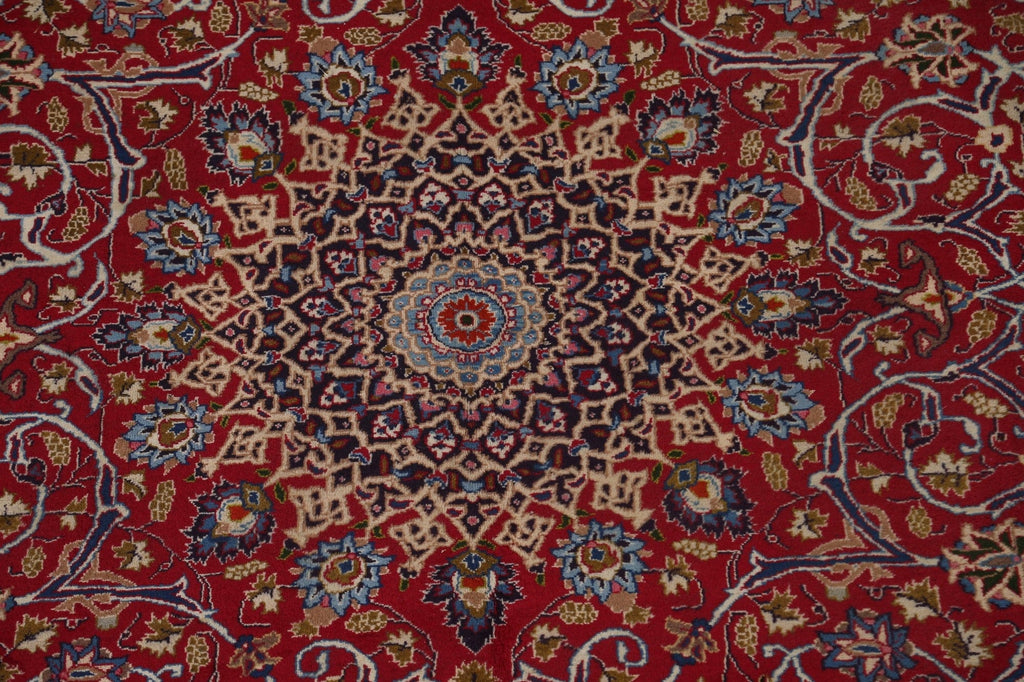 Vintage Floral Najafabad Persian Area Rug 8x11