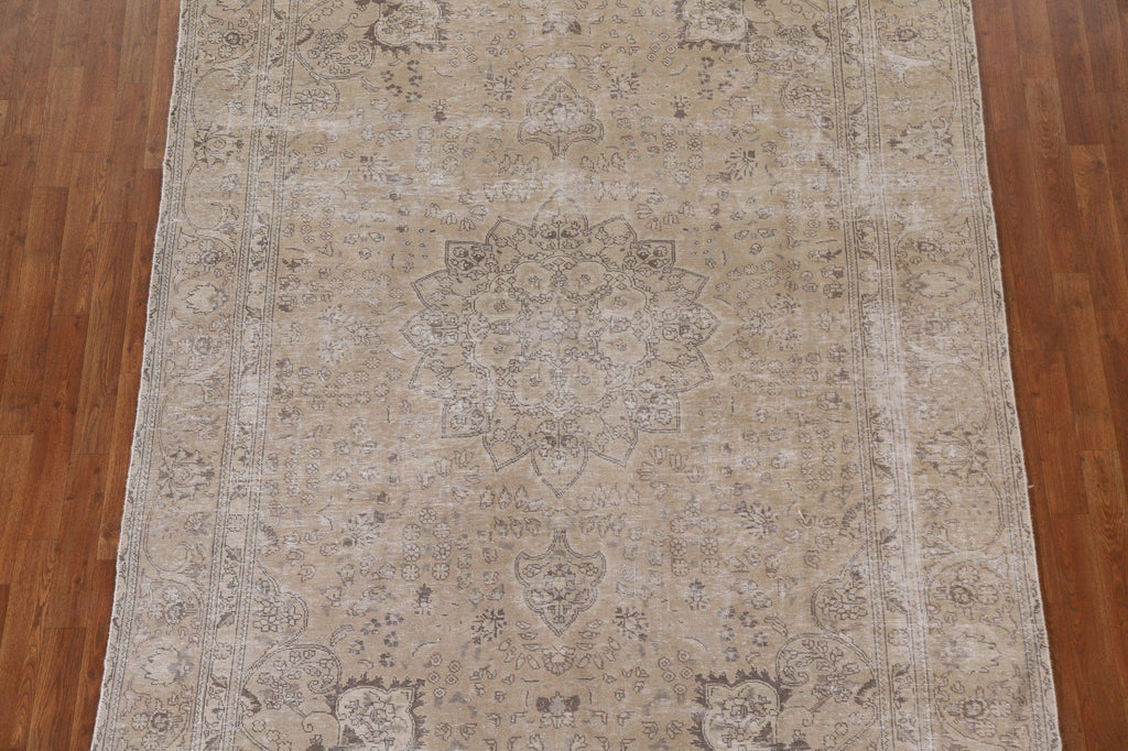 Distressed Tabriz Persian Area Rug 6x10