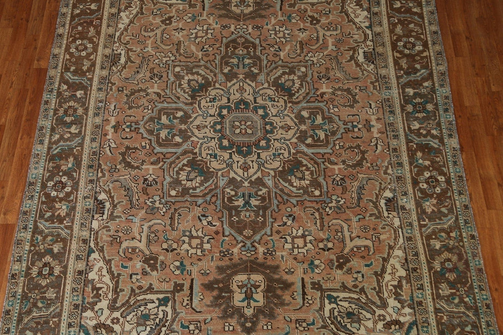 Vintage Heriz Persian Area Rug 8x11