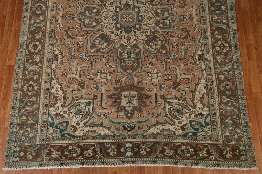 Vintage Heriz Persian Area Rug 8x11