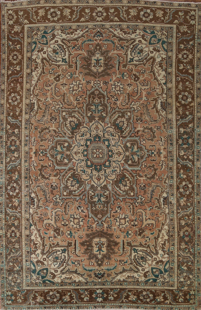 Vintage Heriz Persian Area Rug 8x11