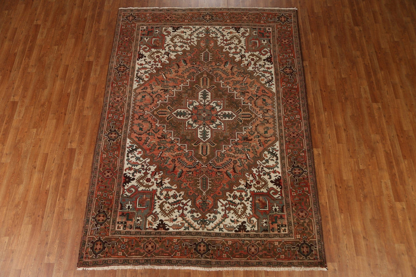 Vegetable Dye Heriz Persian Area Rug 7x9