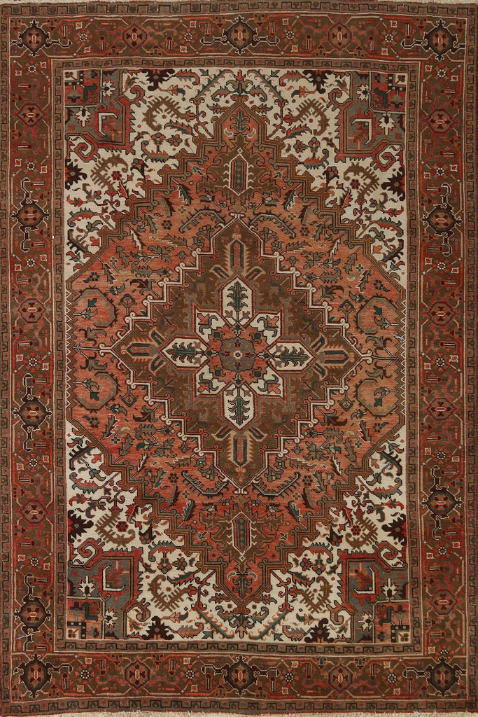 Vegetable Dye Heriz Persian Area Rug 7x9