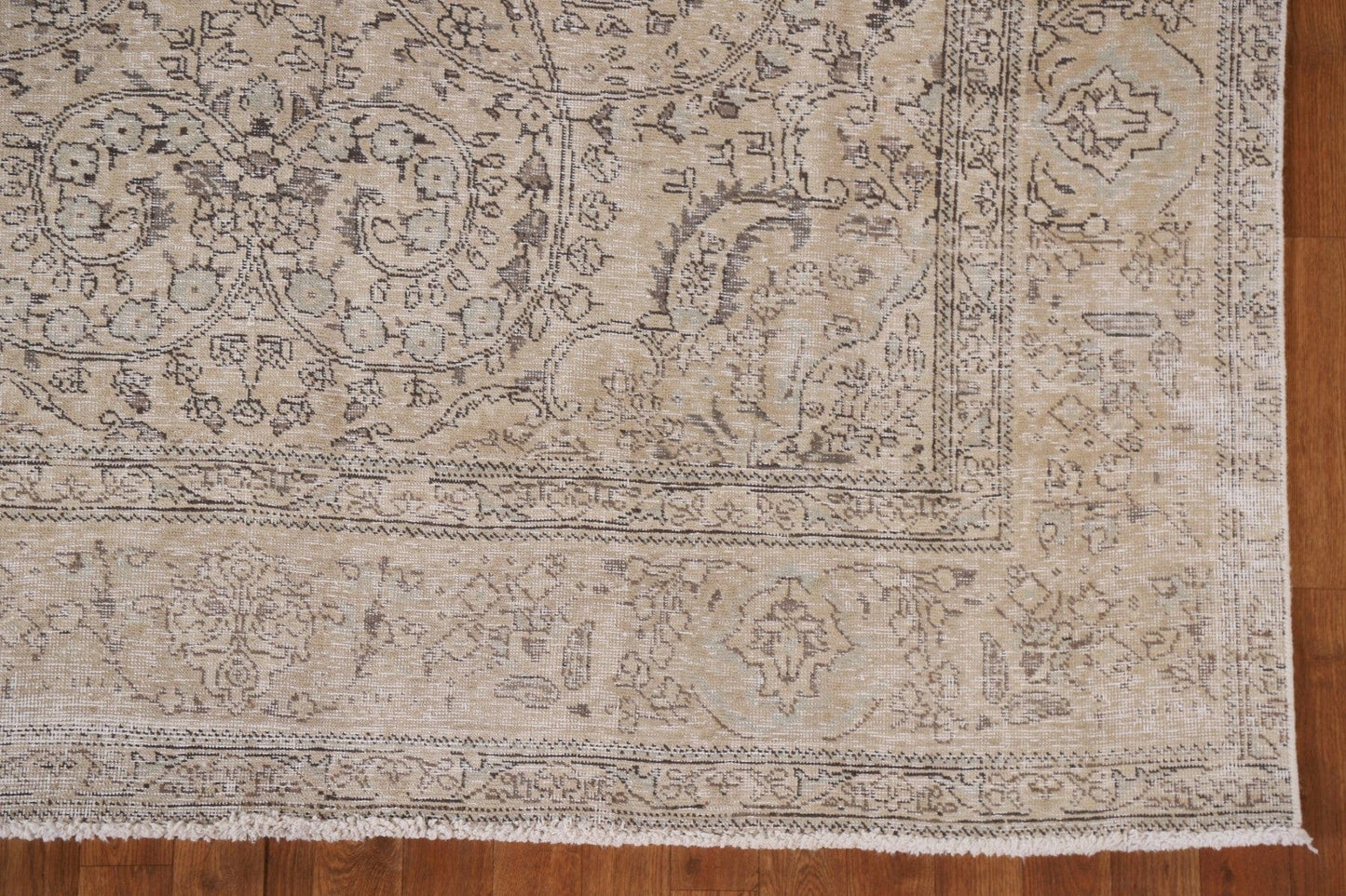 Distressed Tabriz Persian Area Rug 7x10