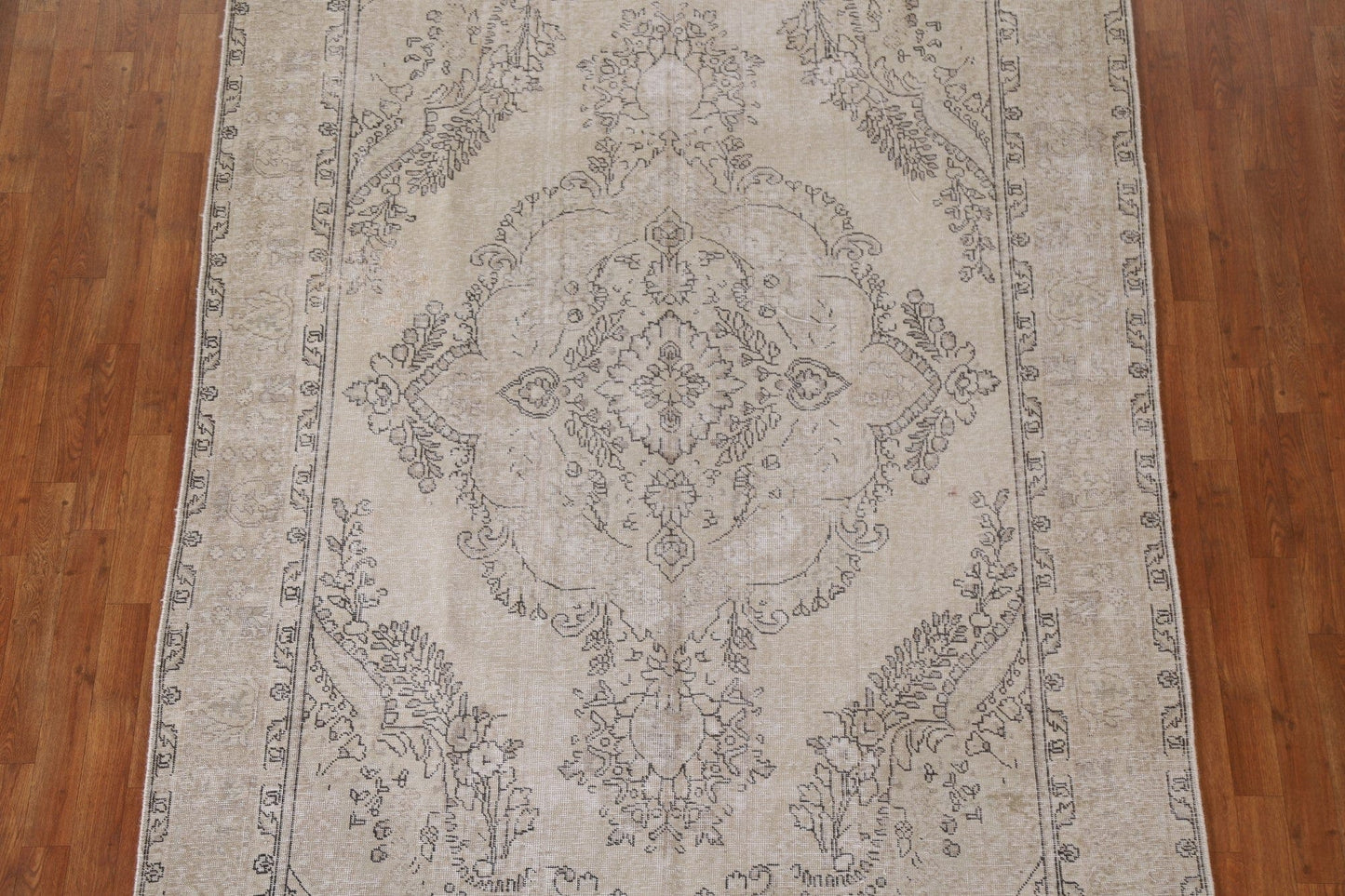 Distressed Tabriz Persian Area Rug 6x10