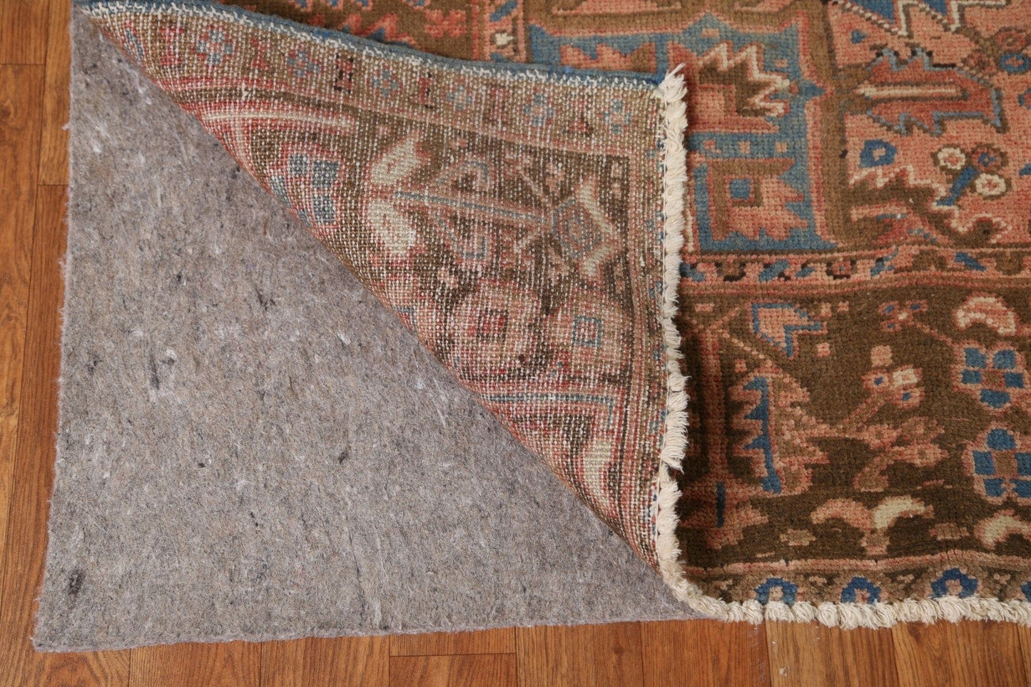 Geometric Wool Heriz Persian Area Rug 8x11