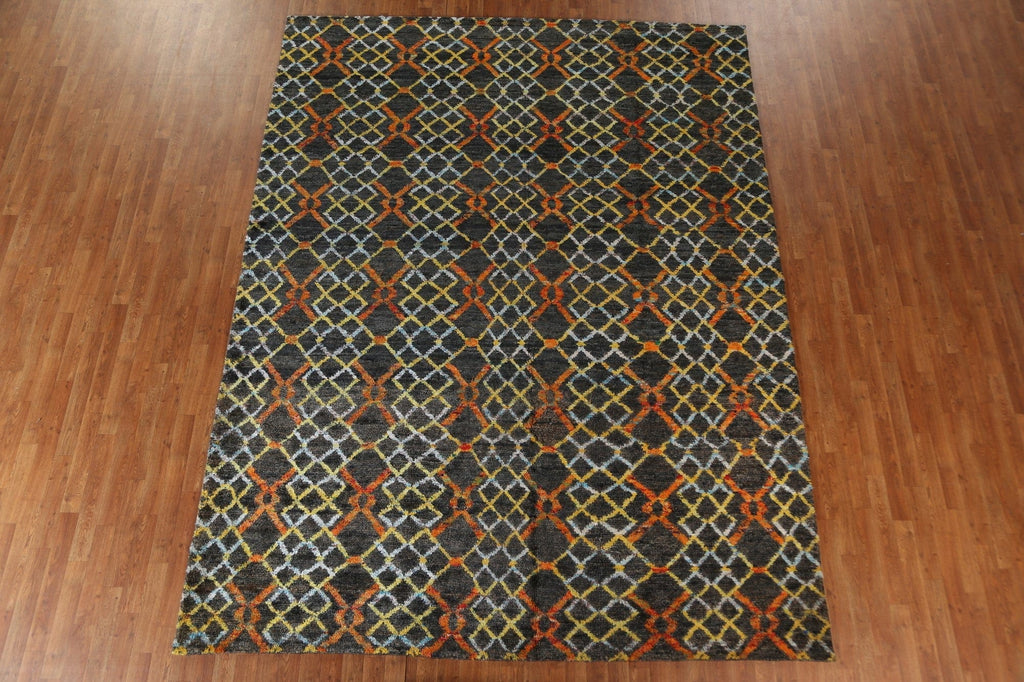 Geometric Moroccan Oriental Area Rug 9x11