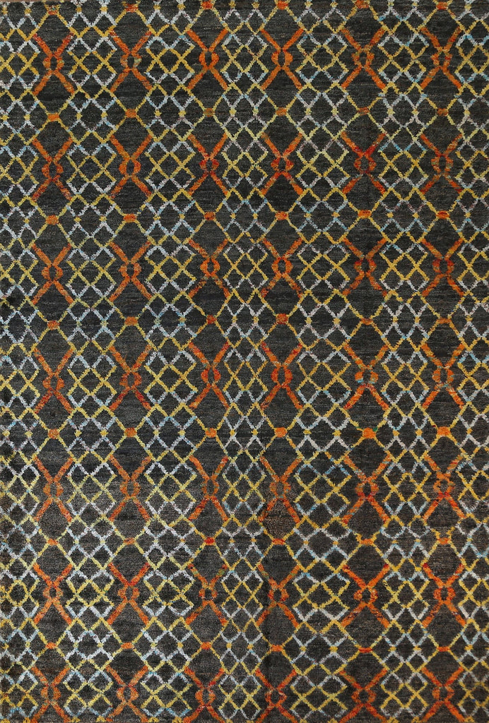 Geometric Moroccan Oriental Area Rug 9x11