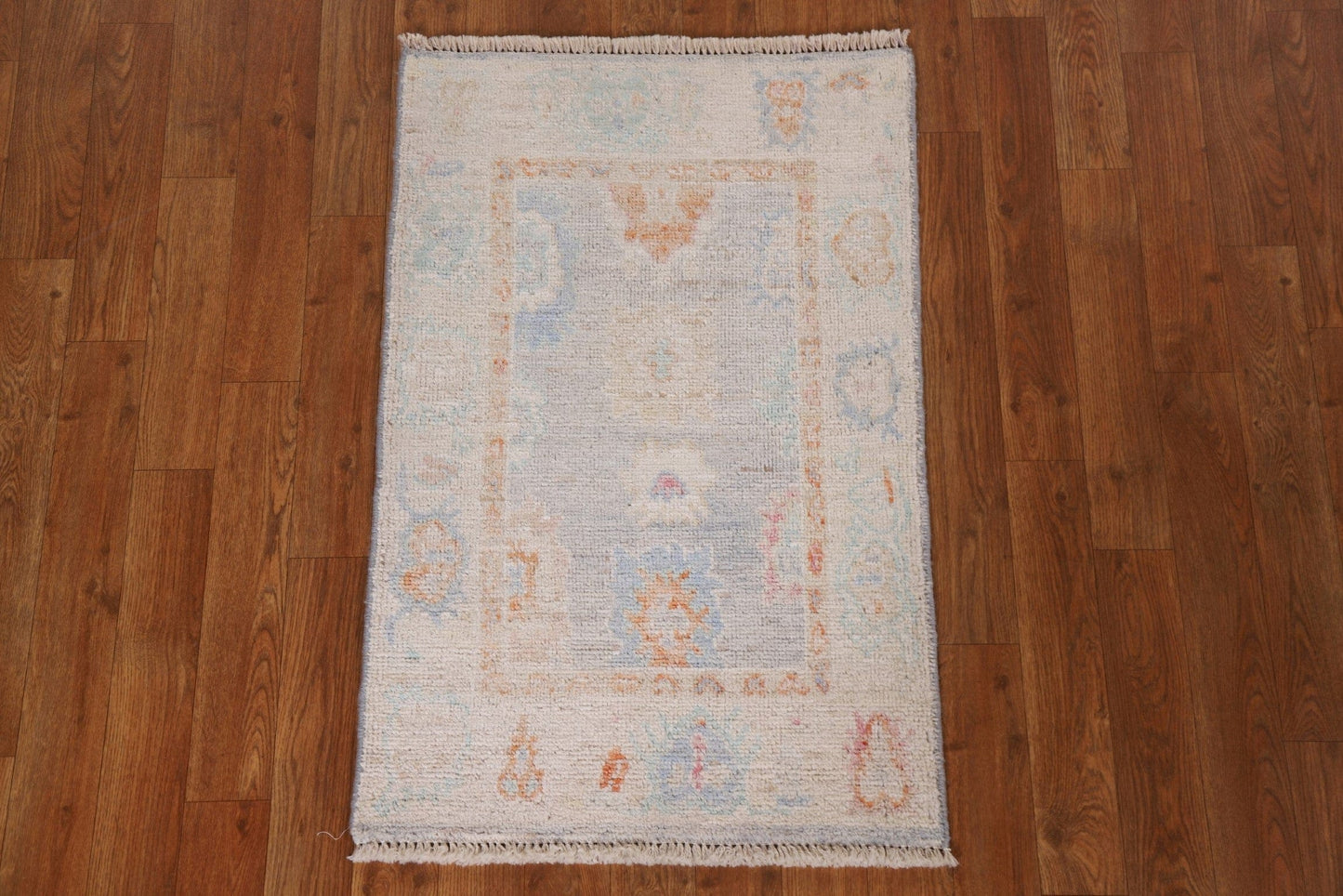 Vegetable Dye Oushak Turkish Rug 2x3