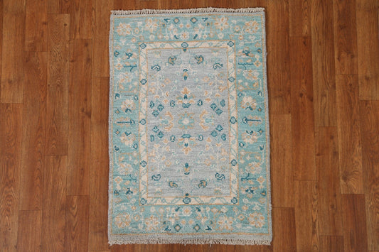 Turkish Wool Oushak Vegetable Dye Rug 2x3