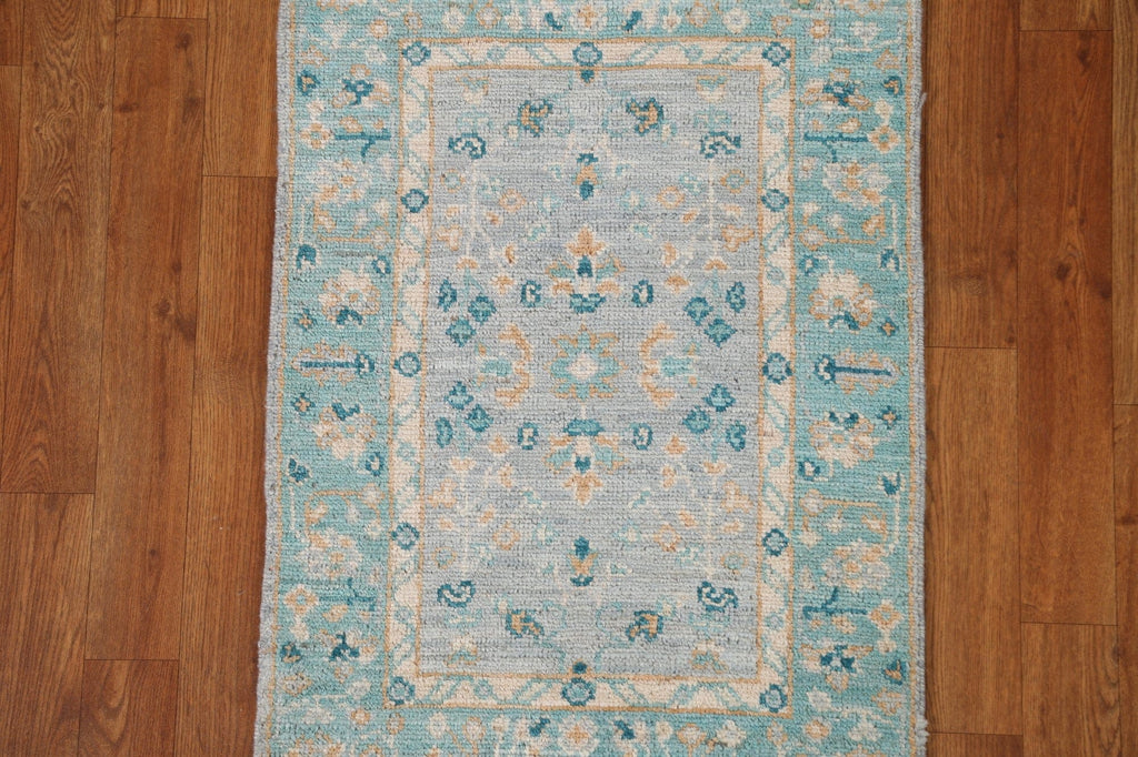 Turkish Wool Oushak Vegetable Dye Rug 2x3