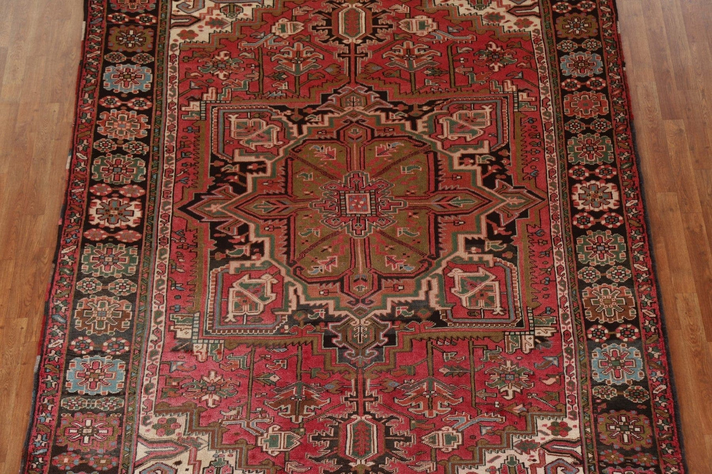 Vintage Heriz Persian Area Rug 8x11