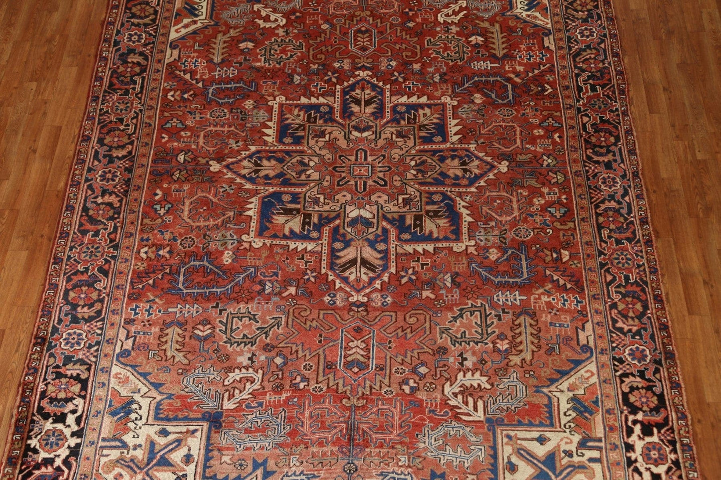 Geometric Heriz Persian Area Rug 8x11