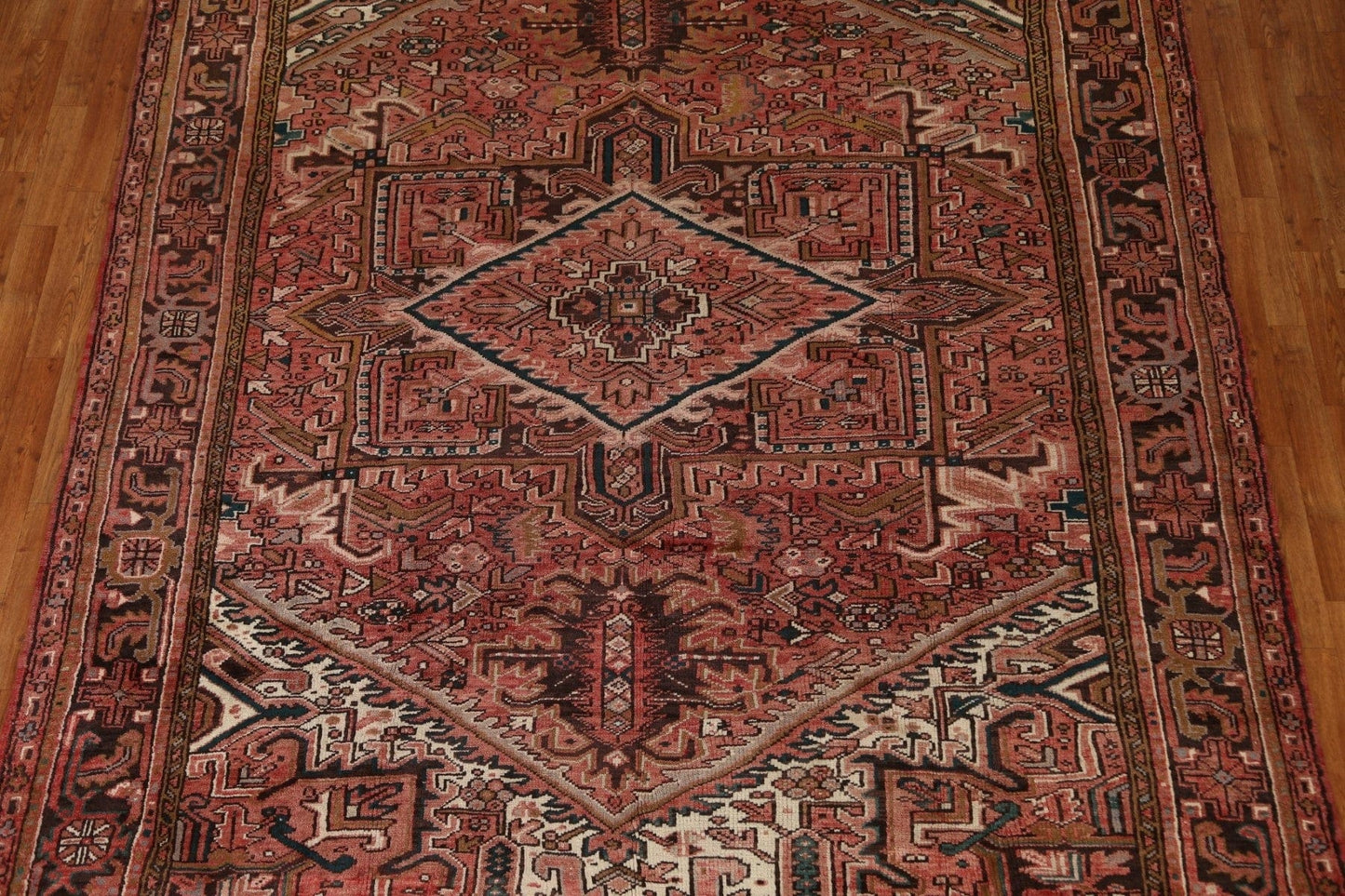 Vintage Wool Heriz Persian Area Rug 8x11