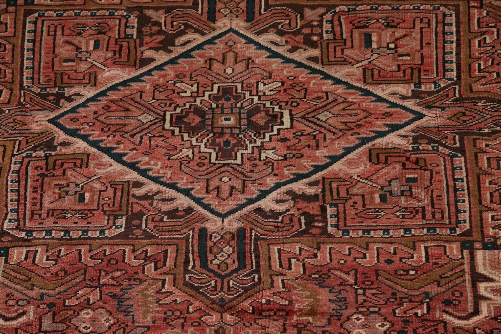 Vintage Wool Heriz Persian Area Rug 8x11