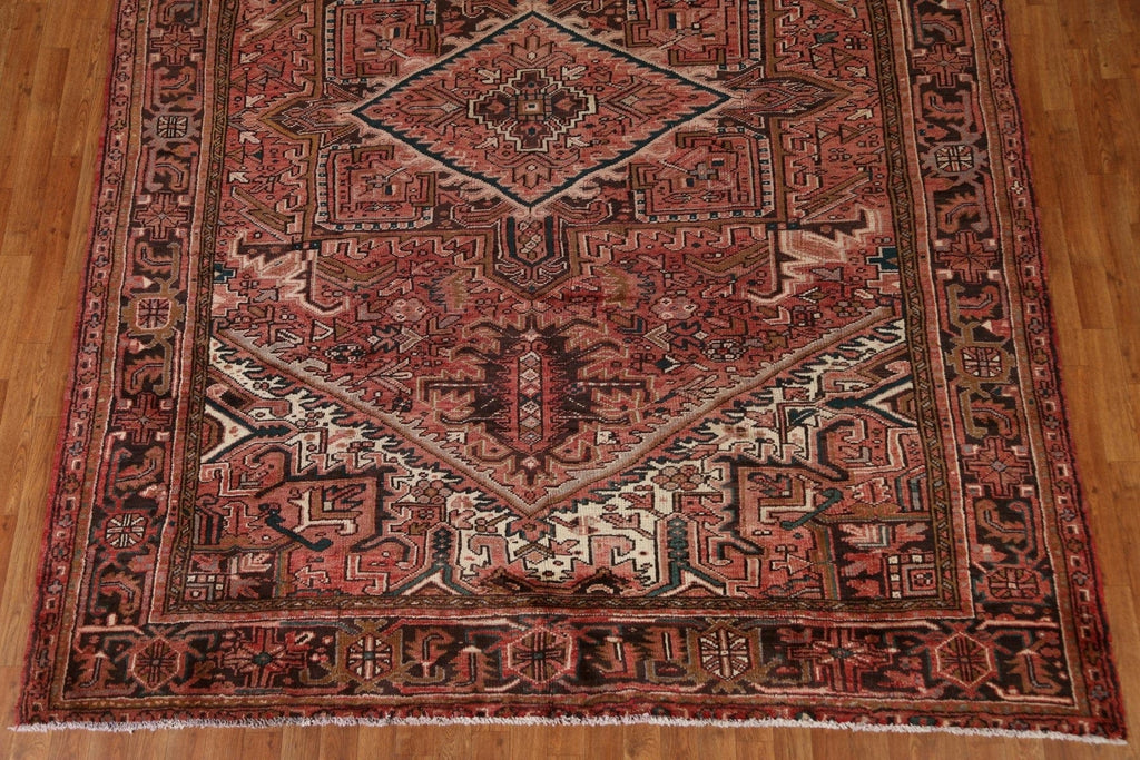 Vintage Wool Heriz Persian Area Rug 8x11