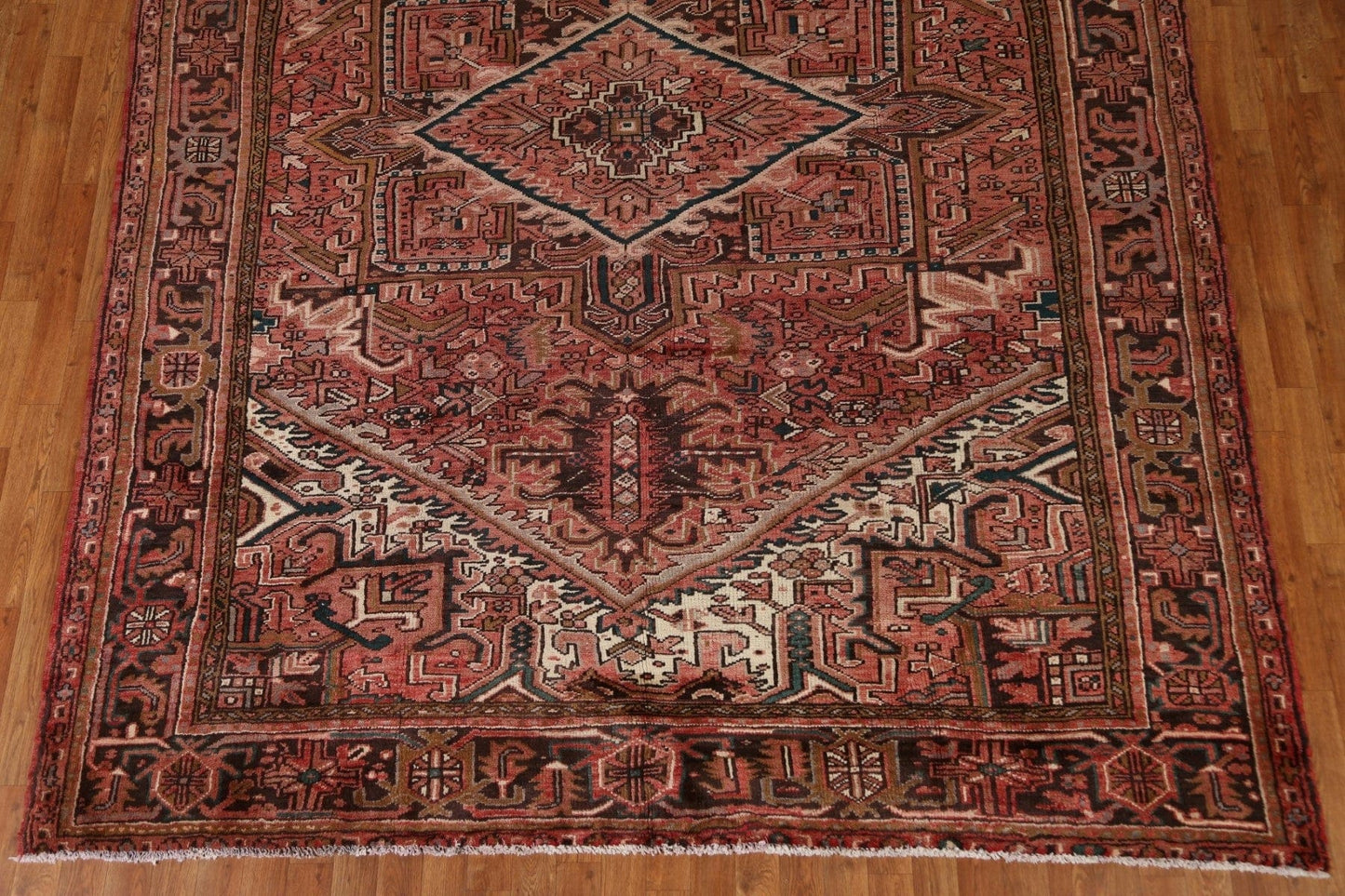 Vintage Wool Heriz Persian Area Rug 8x11