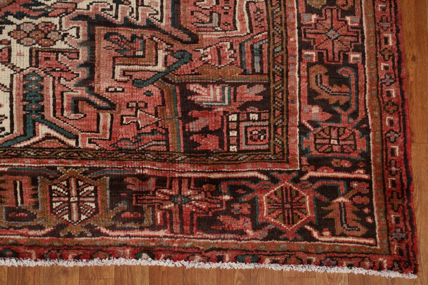 Vintage Wool Heriz Persian Area Rug 8x11