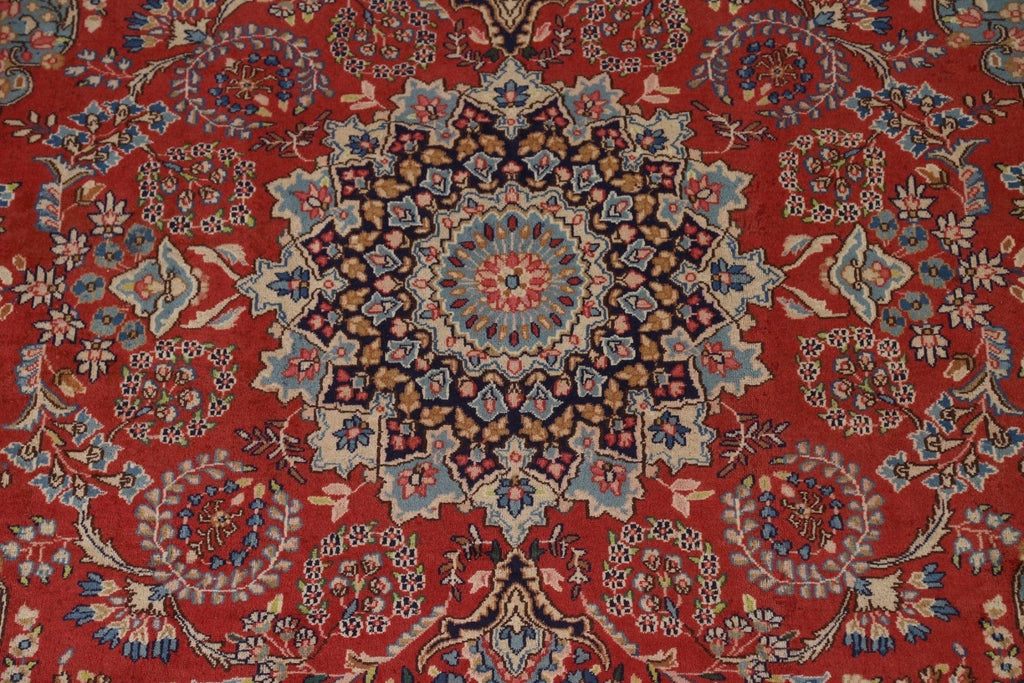 Vintage Wool Kerman Persian Area Rug 8x11