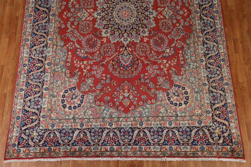 Vintage Wool Kerman Persian Area Rug 8x11