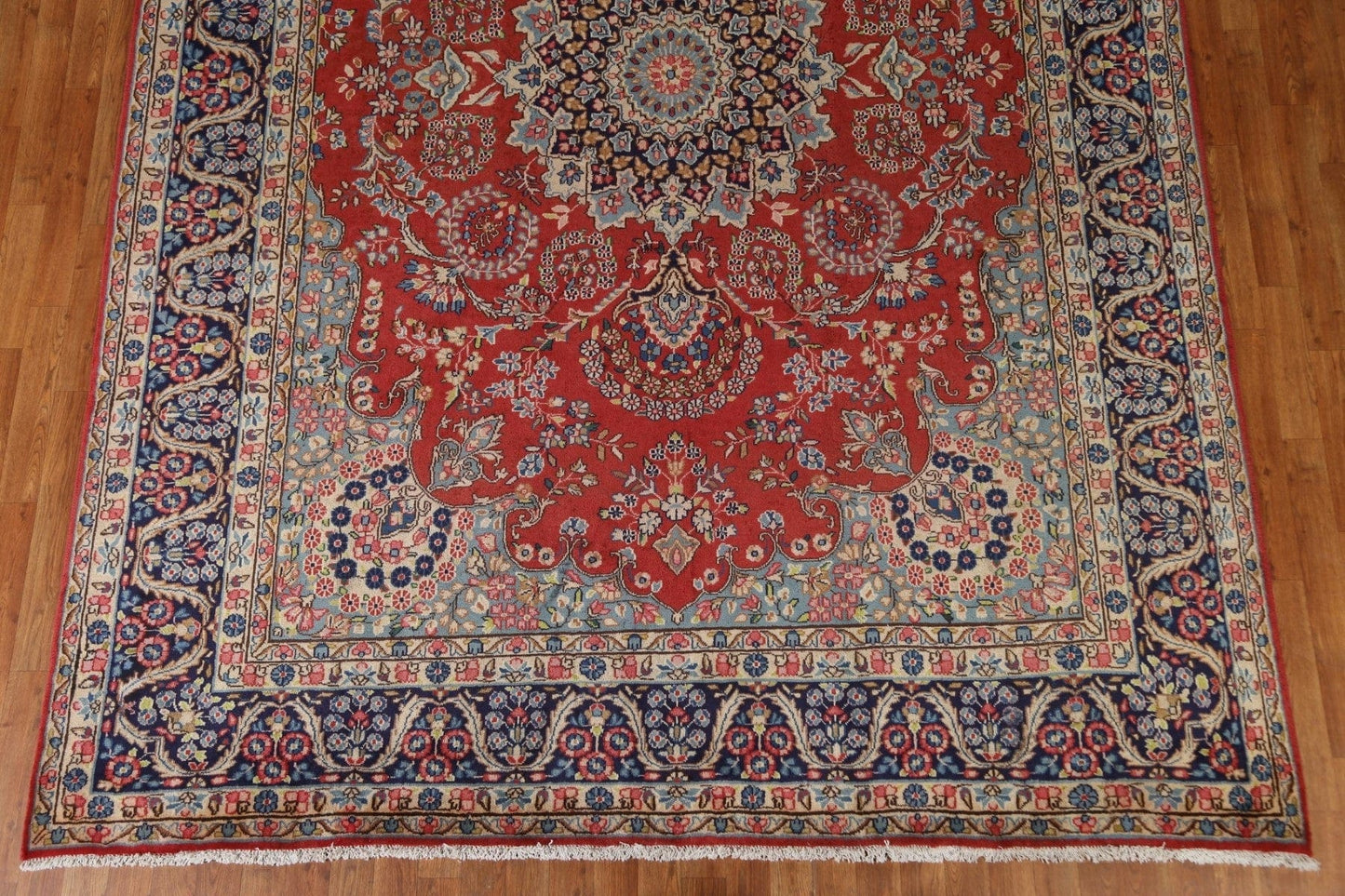 Vintage Wool Kerman Persian Area Rug 8x11