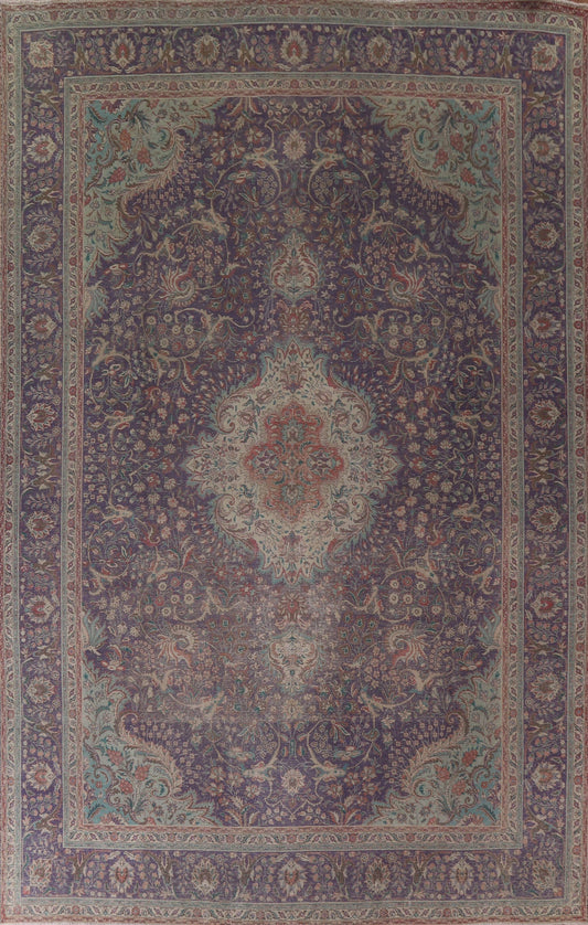 Antique Palace Size Tabriz Persian Rug 11x16