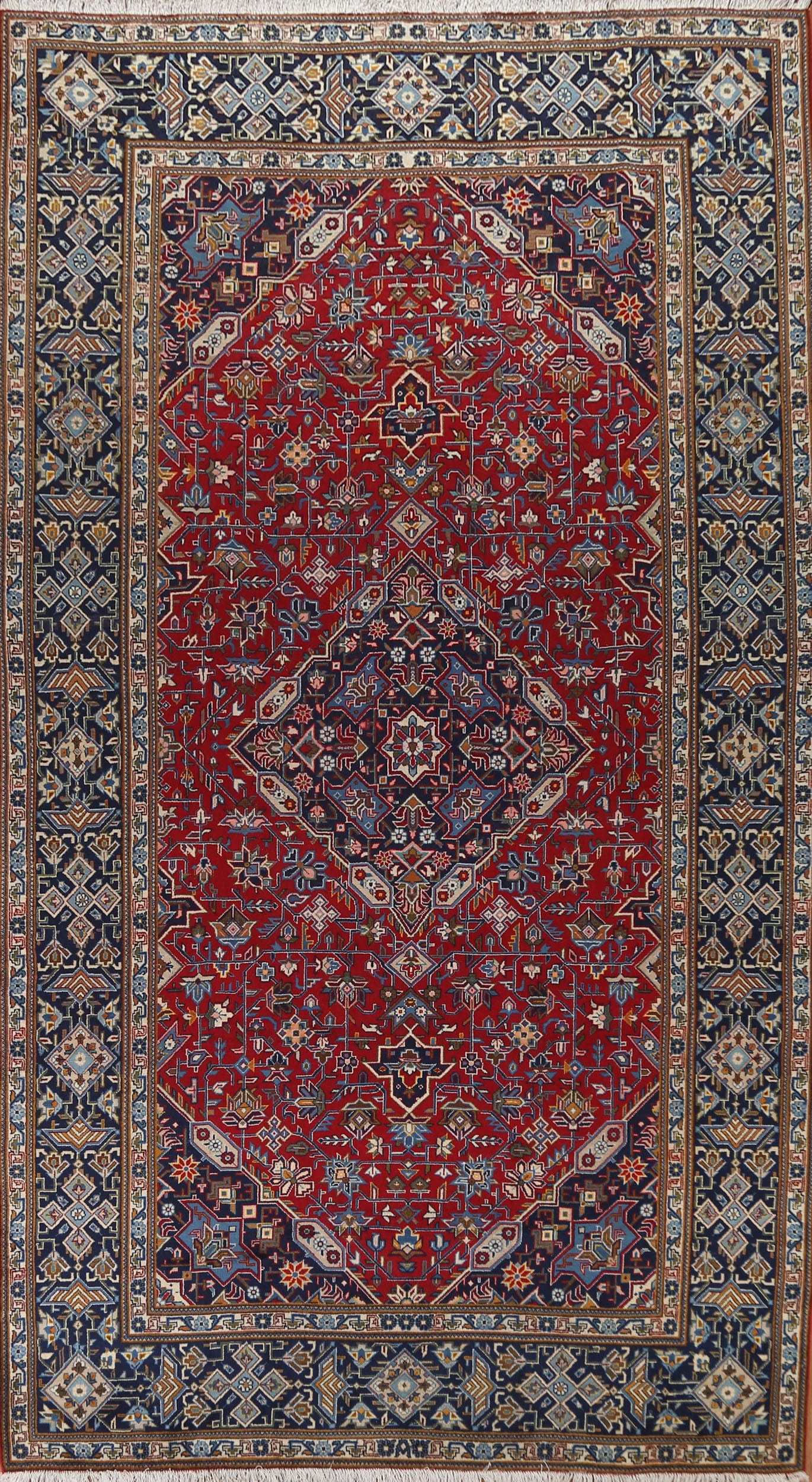 Vintage Wool Isfahan Persian Area Rug 8x12